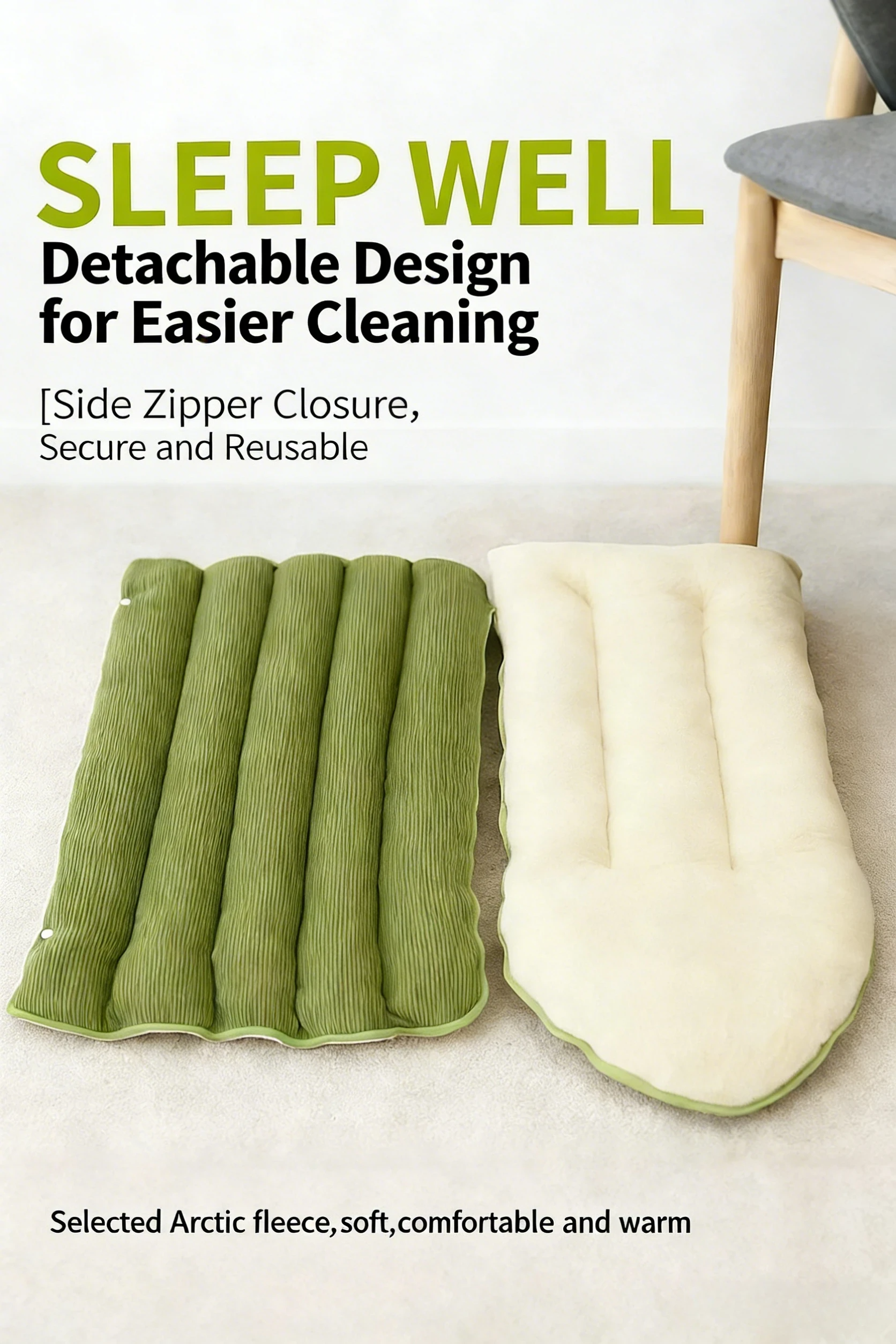 Cozy Winter Cat House - Semi-Enclosed Warm Pet Bed with Removable & Washable Cover