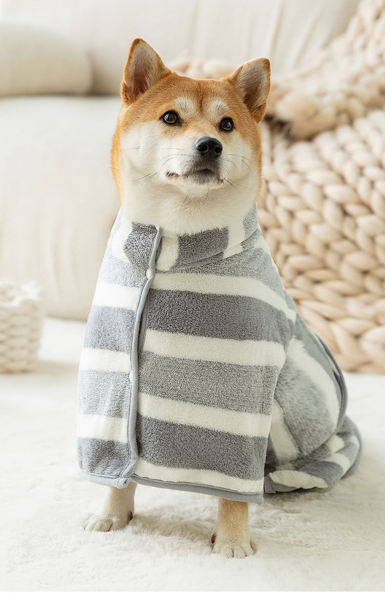 Autumn Winter Pet Bathrobe -