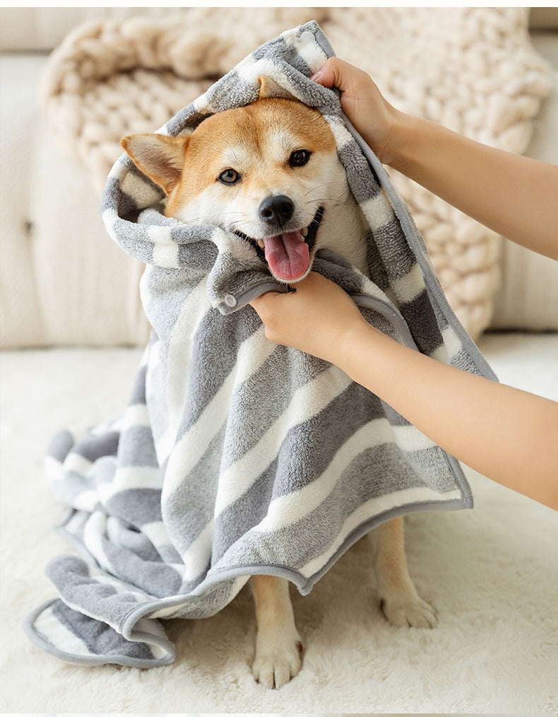 Autumn Winter Pet Bathrobe -