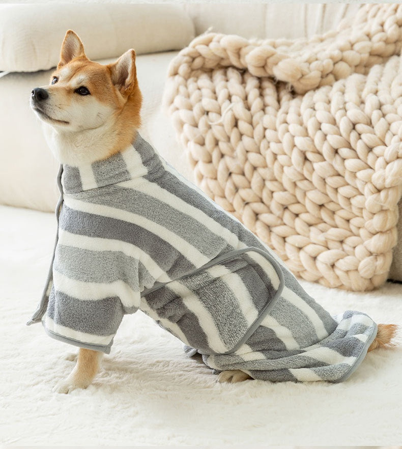 Autumn Winter Pet Bathrobe -