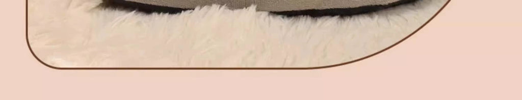 Soft & Cute Slipper Bed - Let your pet disappear into cloud-like, fleece-lined warmth all winter long